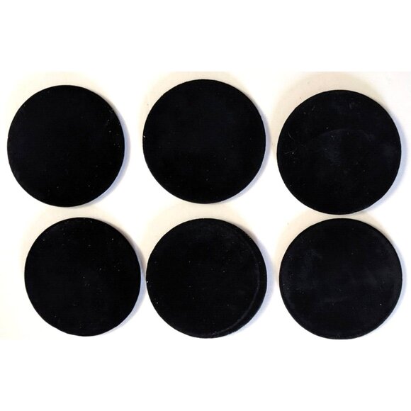 Box Of 6 VTG Papyrus Coaster Egyptian 4 In. Water Heat Resistant Lined Unused - Picture 4 of 10